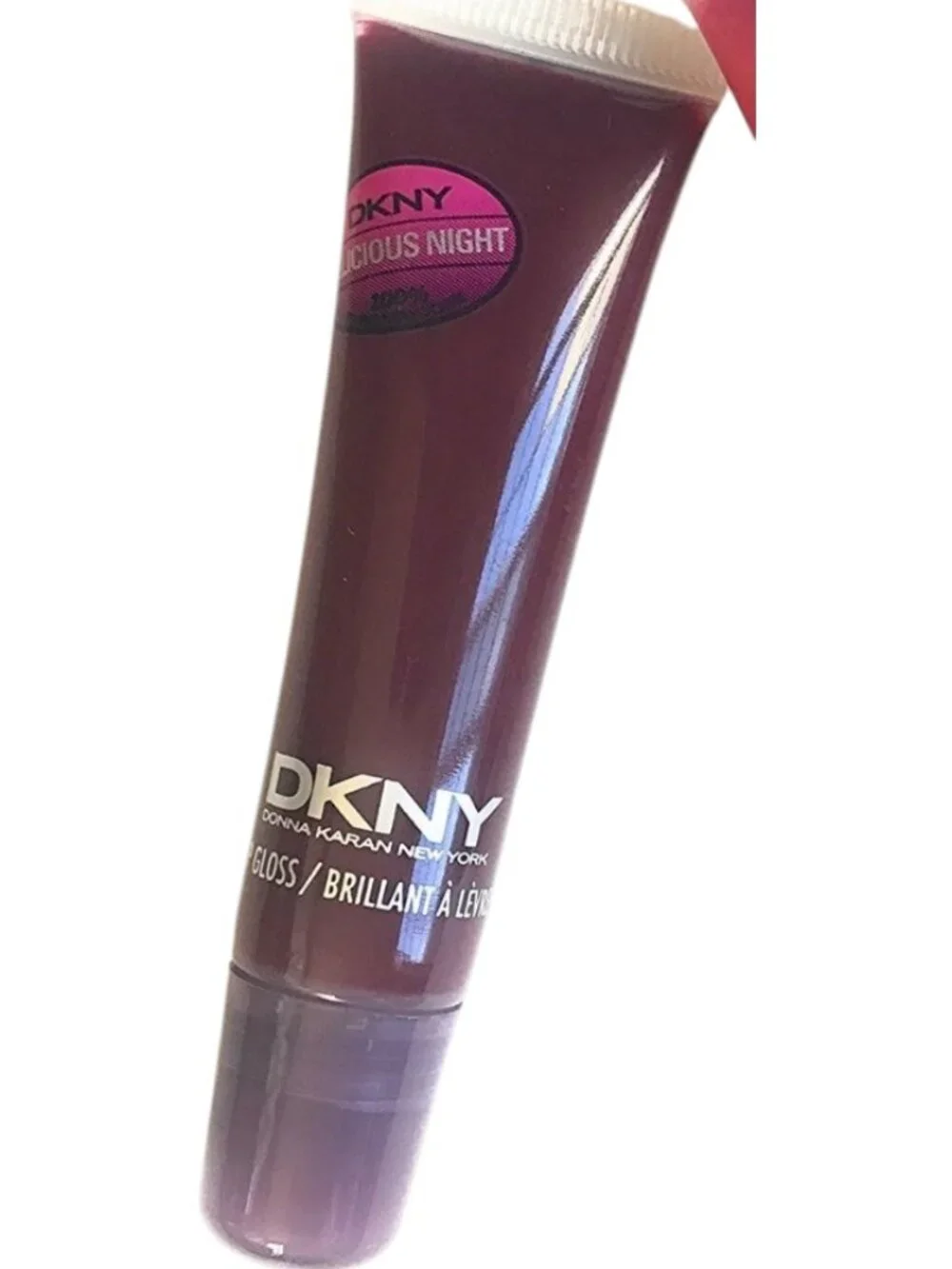 DKNY Delicious PLUM Lipgloss Lip Gloss Day Night NWOB